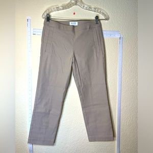 Elle Stretchy Skinny Ankle‎ Pants High Rise Cream Size XS